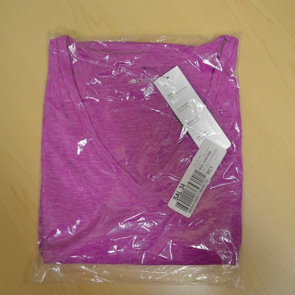 Ideology Tops - Ideology Heathered Short-Sleeve Tee PINK